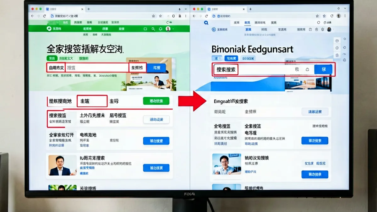 多个成人影音平台界面在同一屏幕上的并排对比，突出 123av 的中文标签体系与简洁分类导航设计